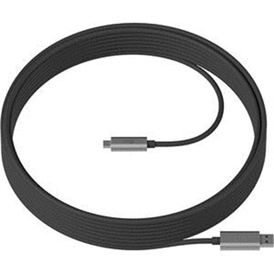 Cable USB 3.1 Logitech de 10 m de potencia Cable USB 3.1 Logitech de 10 m de potencia